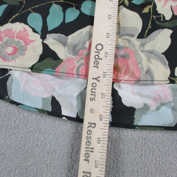 DOEN Skirt Womens XL Rose Garden Floral Giulietta 100% Silk 1920s Style EUC - Picture 7 of 11